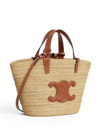 CELINE Celine Women Panier Teen Classic Rafia Tote