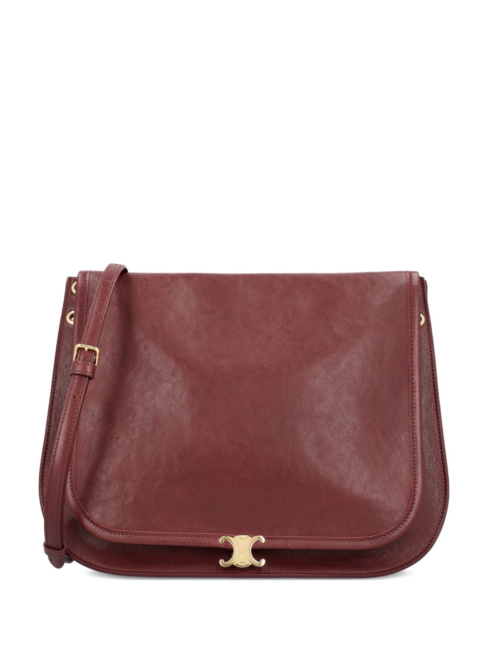 CELINE Celine Women Triomphe Leather Shoulder Bag