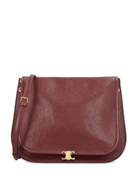 CELINE Celine Women Triomphe Leather Shoulder Bag
