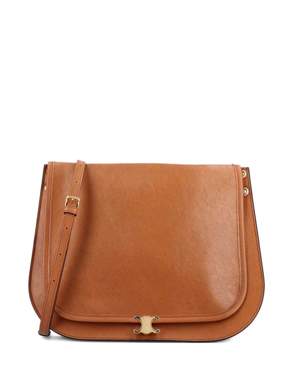 CELINE Celine Women Triomphe Leather Shoulder Bag