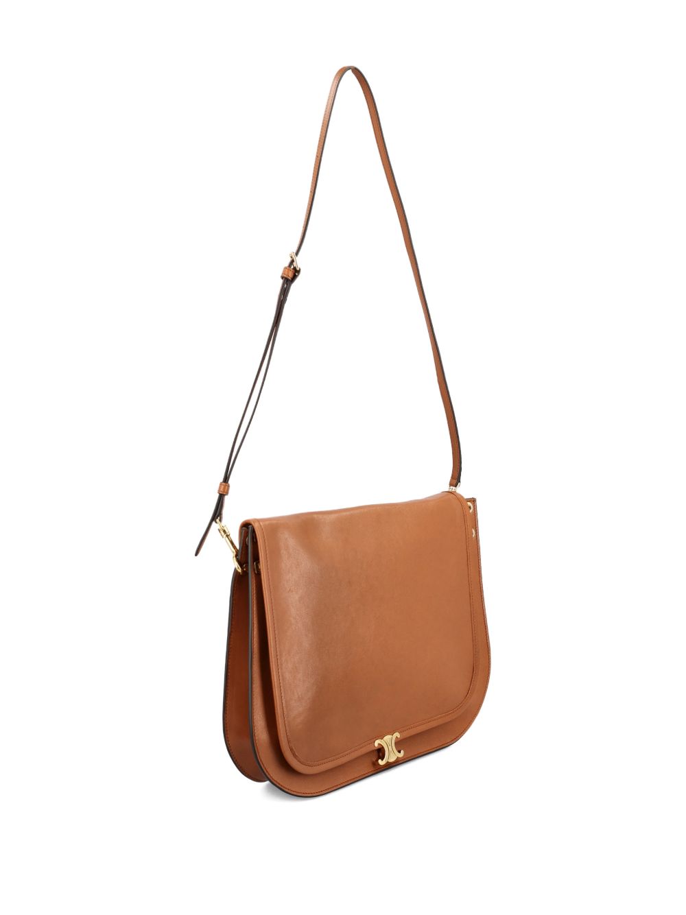 CELINE Celine Women Triomphe Leather Shoulder Bag