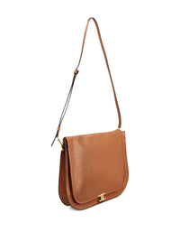 CELINE Celine Women Triomphe Leather Shoulder Bag