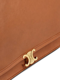 CELINE Celine Women Triomphe Leather Shoulder Bag