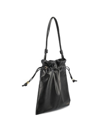 CELINE Celine Women Crystal Pouch Small Leather Bucket Bag