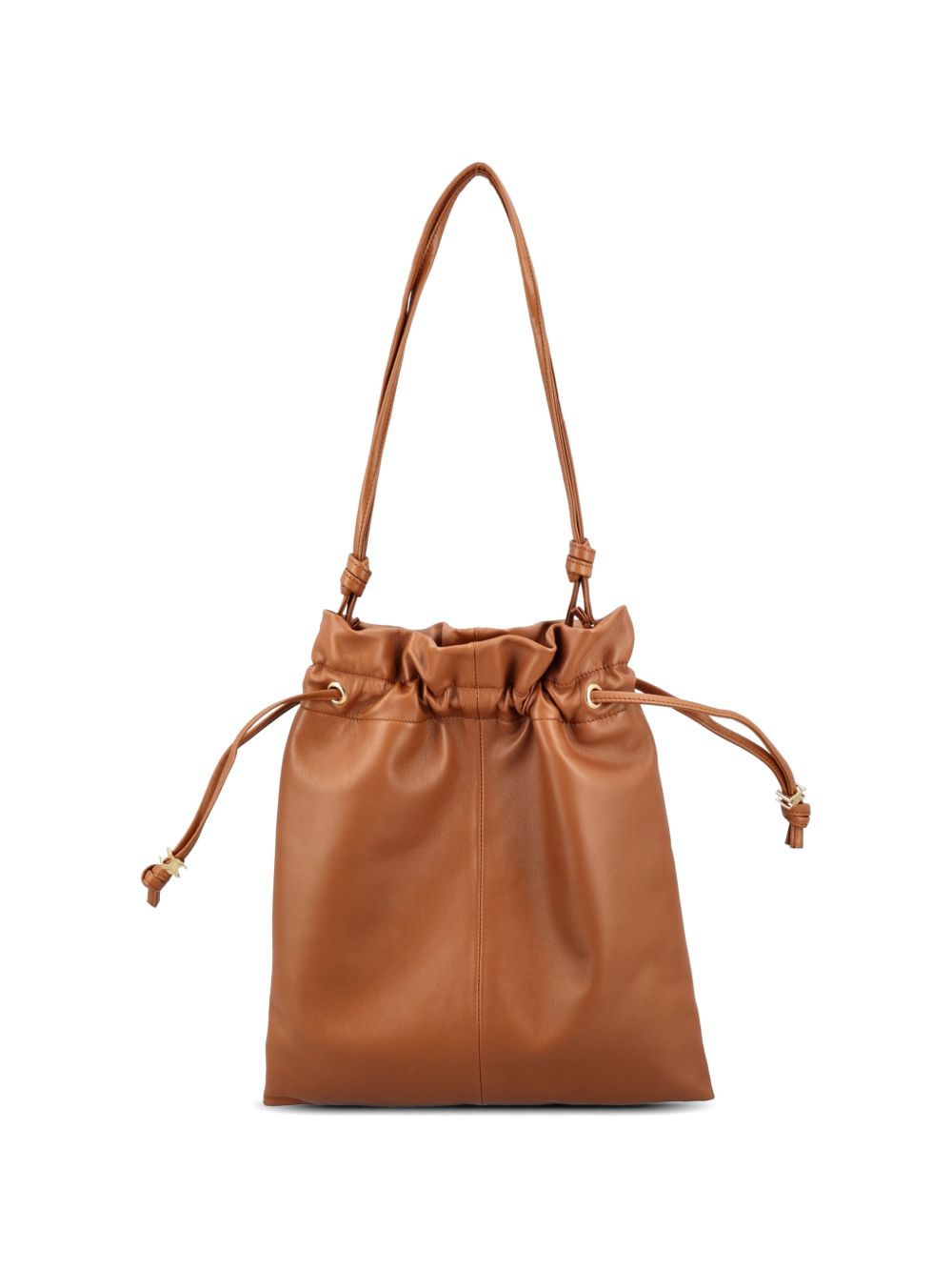 CELINE Celine Women Crystal Pouch Small Leather Bucket Bag