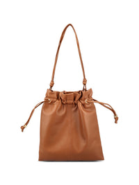 CELINE Celine Women Crystal Pouch Small Leather Bucket Bag