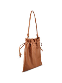 CELINE Celine Women Crystal Pouch Small Leather Bucket Bag