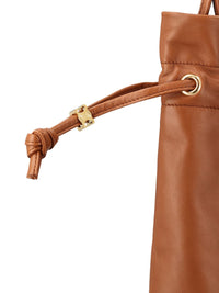 CELINE Celine Women Crystal Pouch Small Leather Bucket Bag