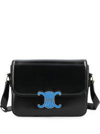 CELINE Celine Women Triomphe Teen Leather Shoulder Bag