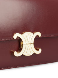 CELINE Celine Women Triomphe Teen Leather Shoulder Bag
