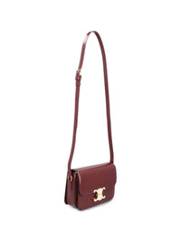 CELINE Celine Women Triomphe Teen Leather Shoulder Bag