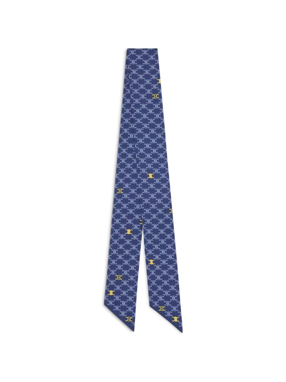 Celine Women Printed Silk Lavalliere
