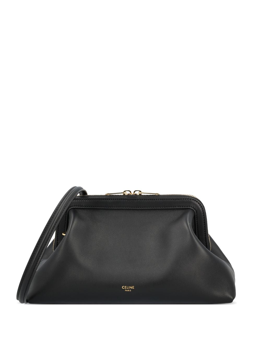 CELINE Celine Women Doctor Pouch Small Leather Clutch