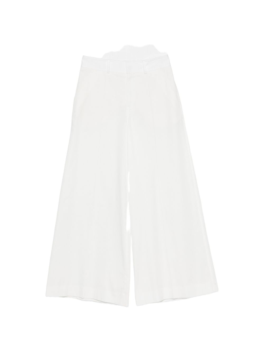 Celine Women Wide-Leg Cotton Trousers