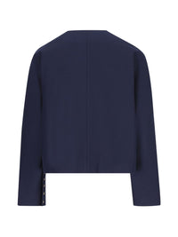 CELINE Celine Women Cotton Gabardine Cardigan Jacket