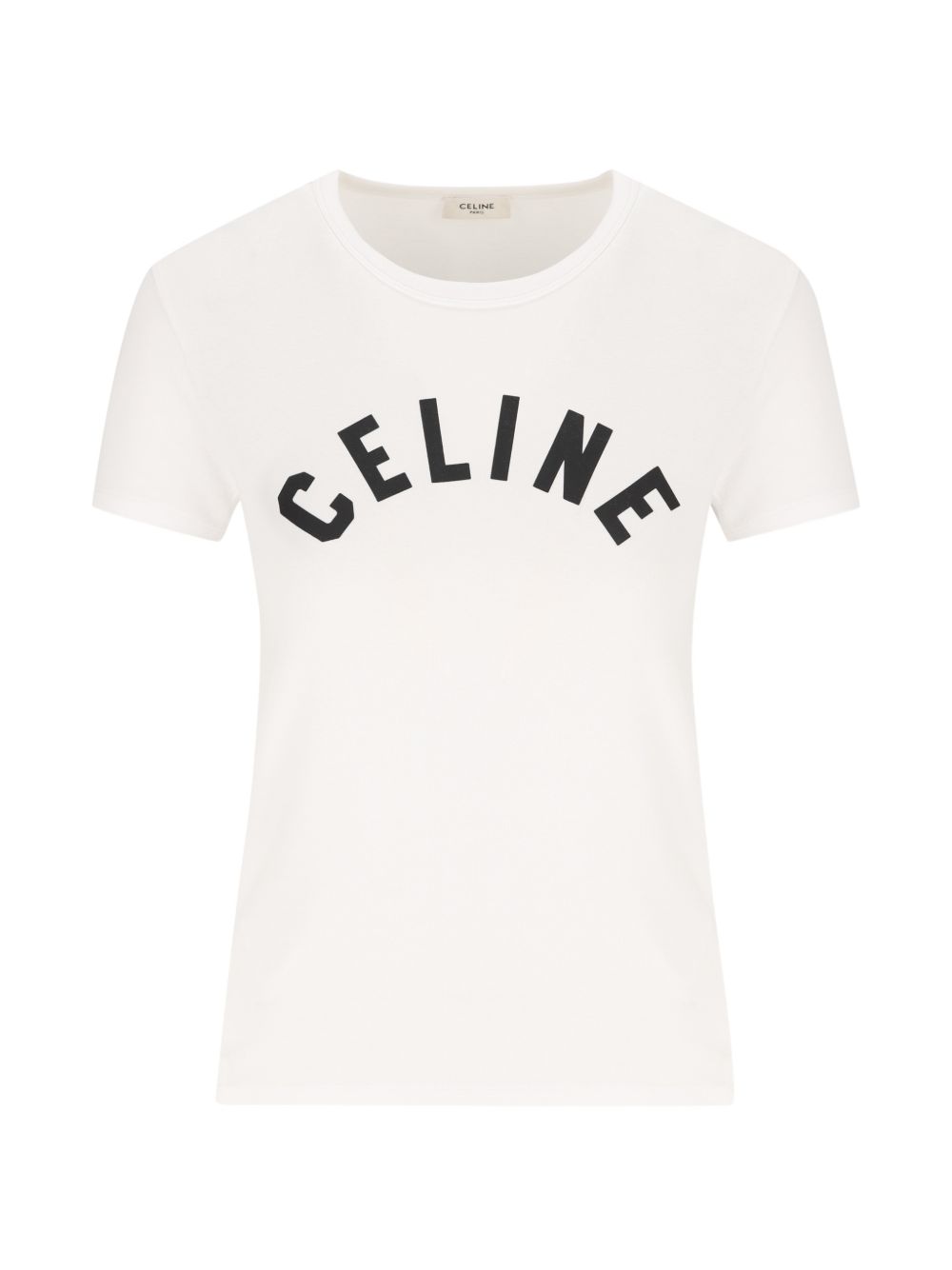 Celine Women Logo Cotton T-Shirt