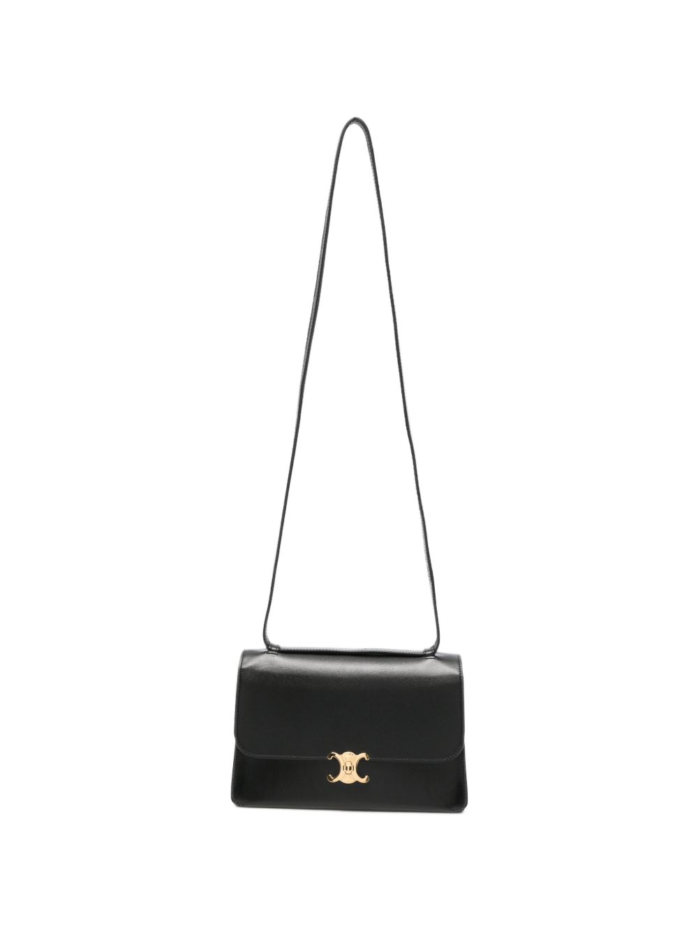 Celine Women Fold Leather Shoulder Bag