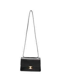 Celine Women Fold Leather Shoulder Bag