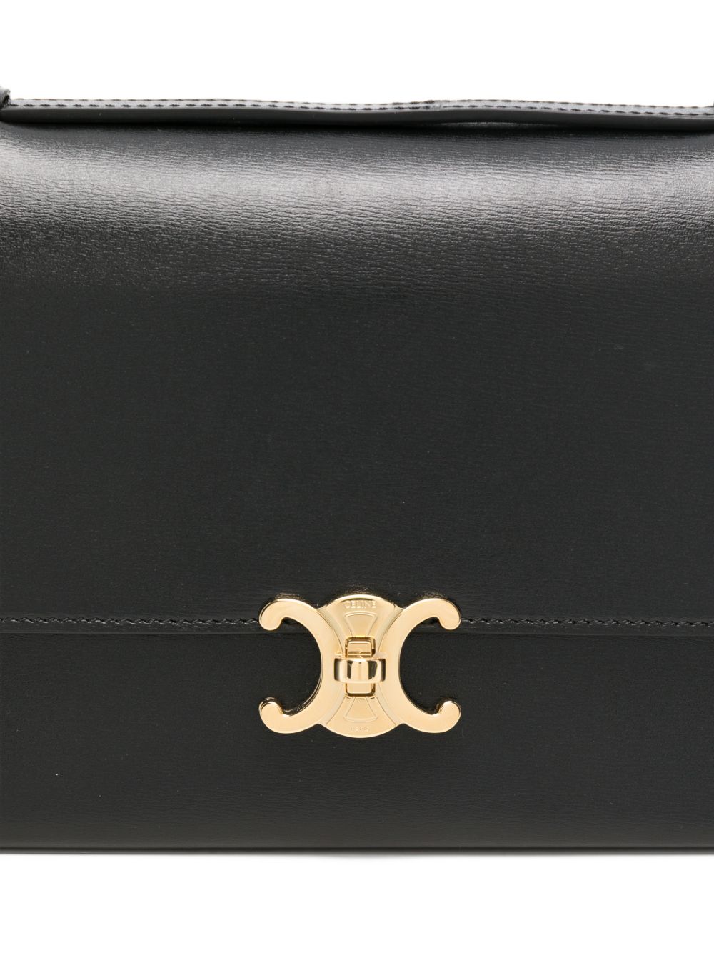Celine Women Fold Leather Shoulder Bag
