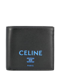 CELINE Celine Men Leather Bifold Wallet