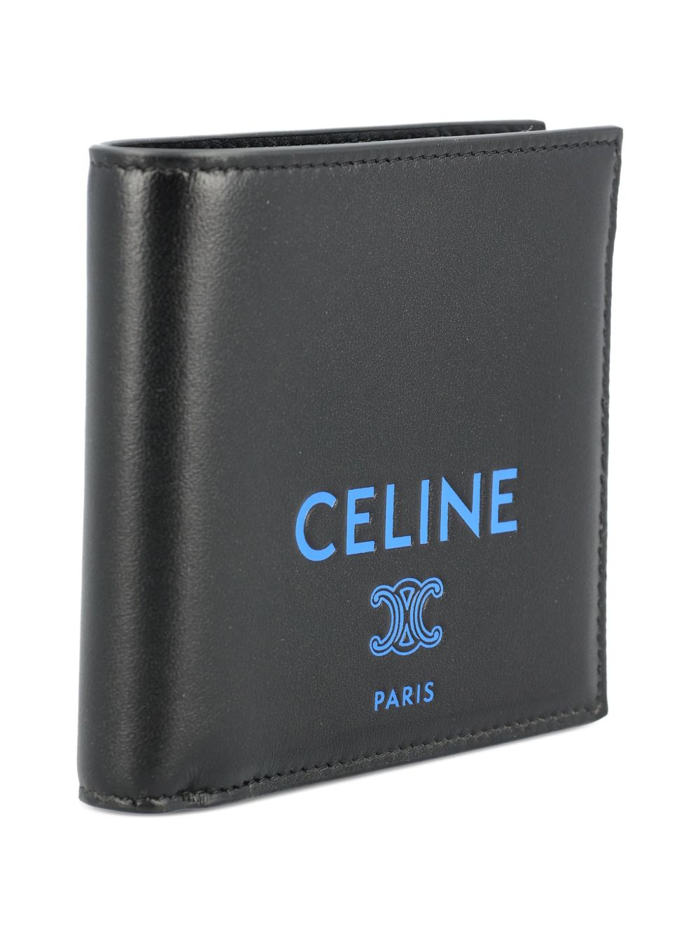 CELINE Celine Men Leather Bifold Wallet