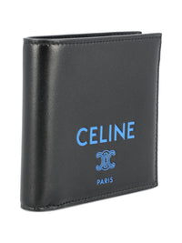 CELINE Celine Men Leather Bifold Wallet