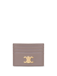Celine Women Triomphe Leather Card Case