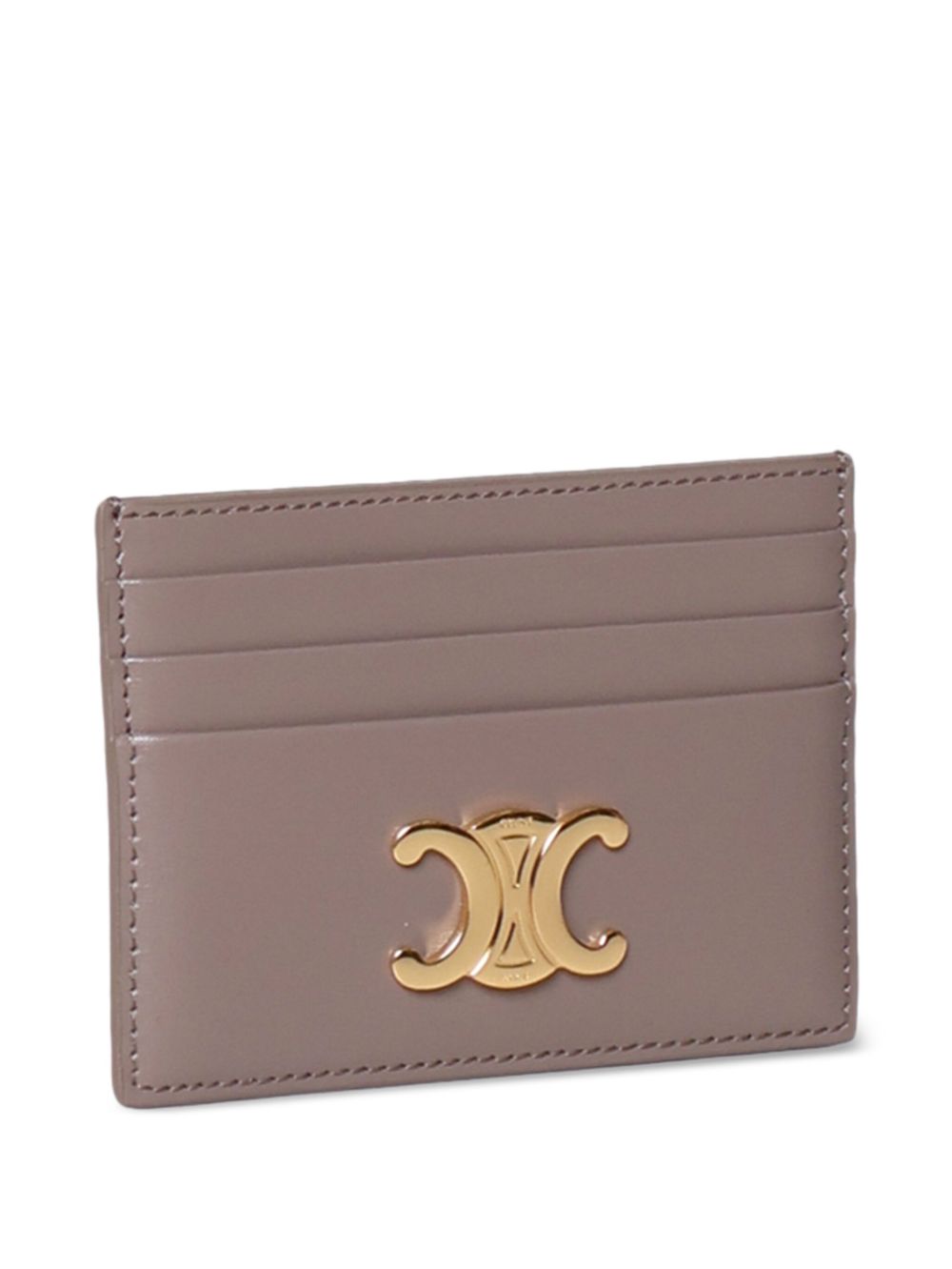 Celine Women Triomphe Leather Card Case