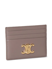 Celine Women Triomphe Leather Card Case