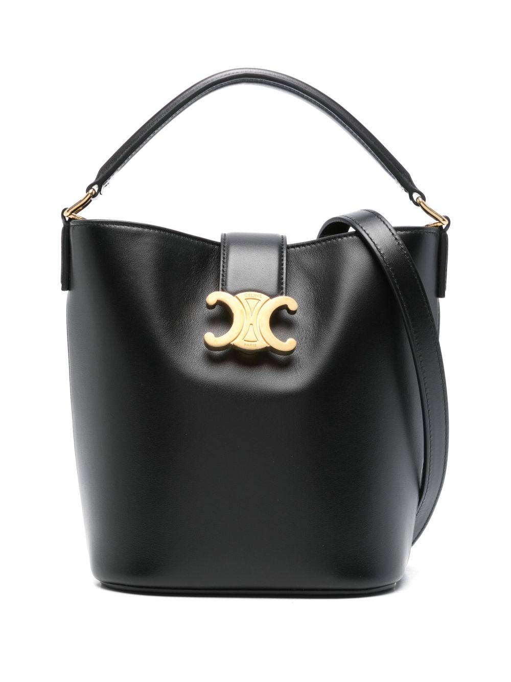 Celine Women Louise Small Leather Bucket Bag