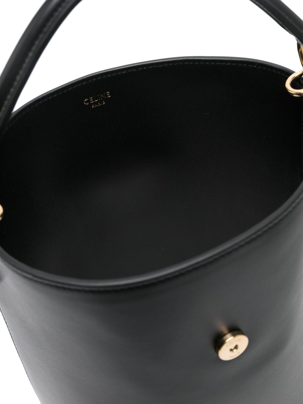Celine Women Louise Small Leather Bucket Bag