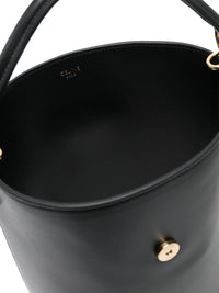 Celine Women Louise Small Leather Bucket Bag