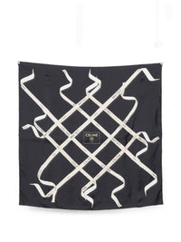 Celine Women Printed Silk Foulard