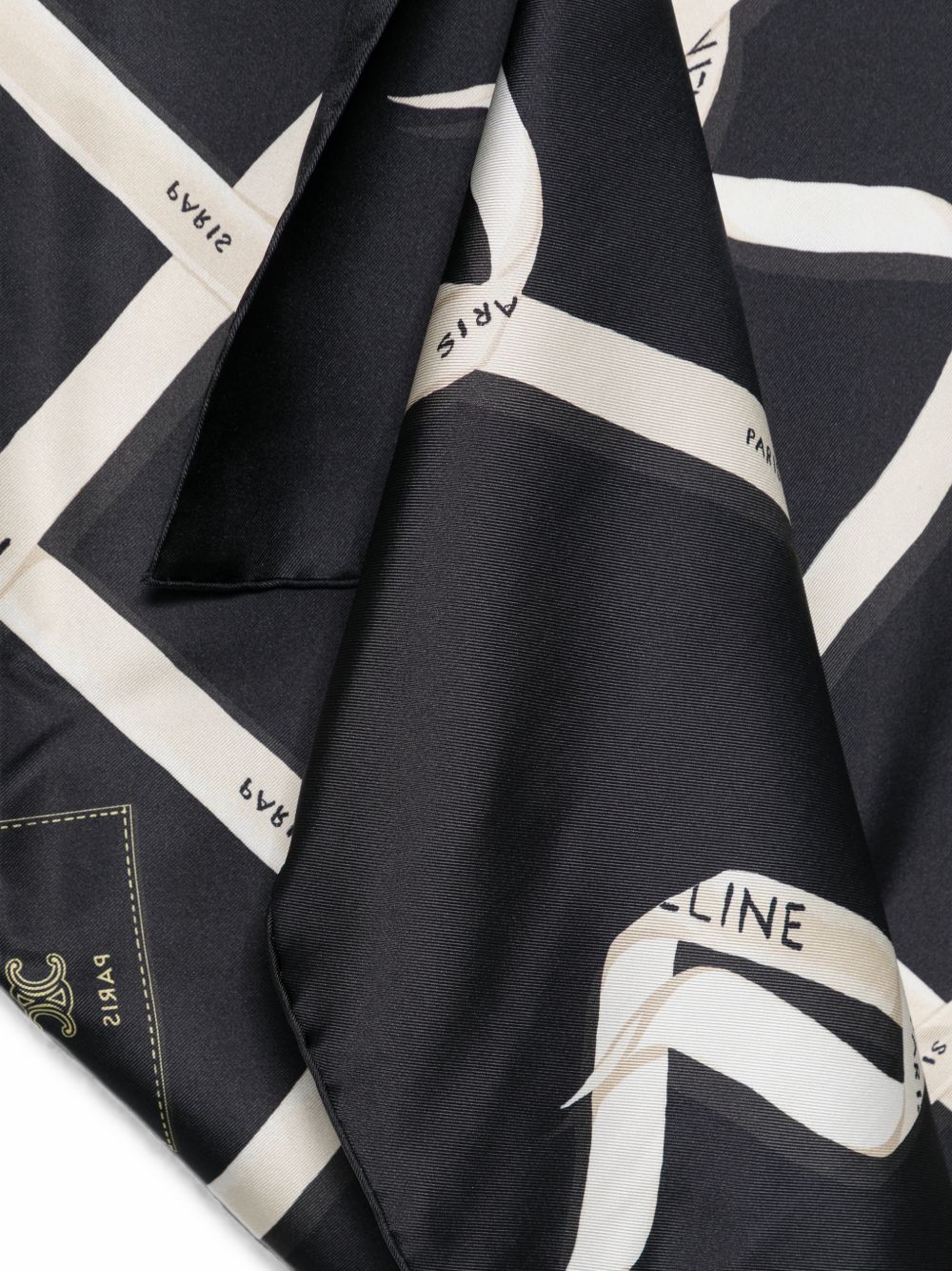 Celine Women Printed Silk Foulard