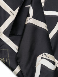Celine Women Printed Silk Foulard