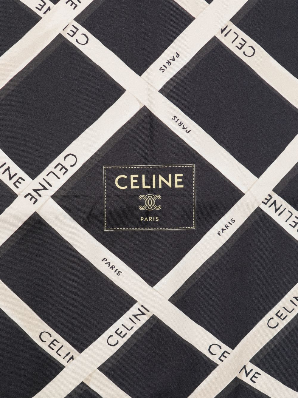 Celine Women Printed Silk Foulard