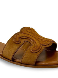 CELINE Celine Women Marina Suede Leather Sandals