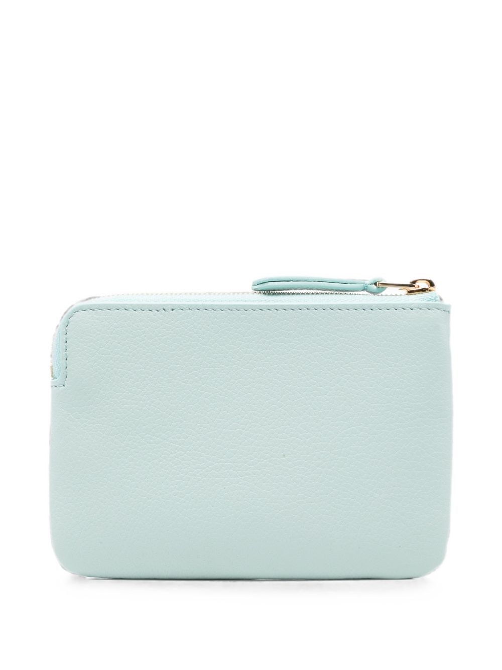 Celine Women Triomphe Stamp Leather Coin Purse