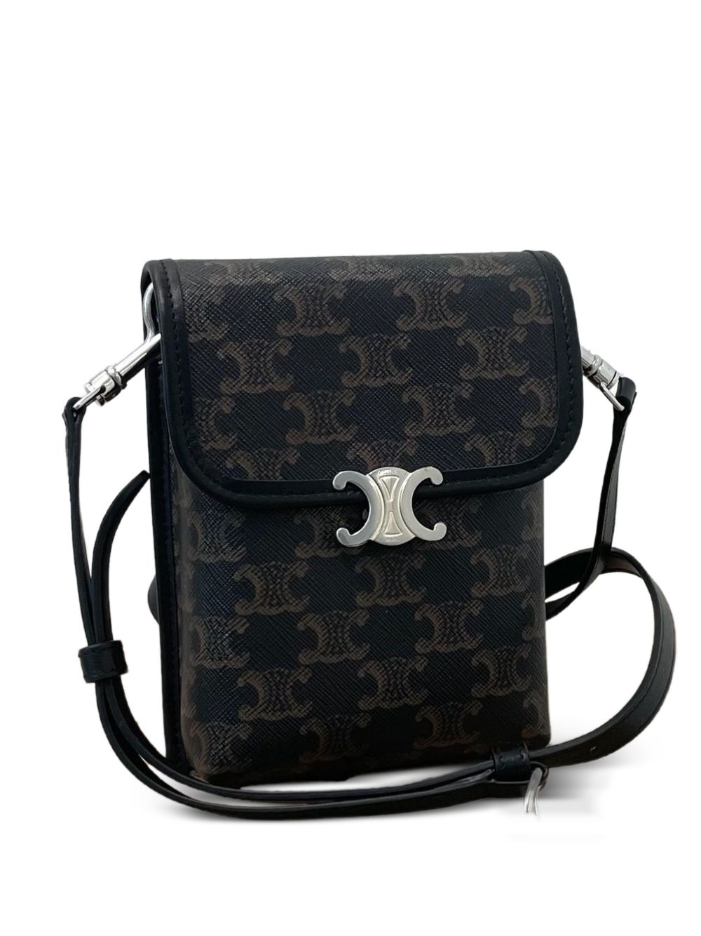 CELINE Celine Men Triomphe Canvas Pouch