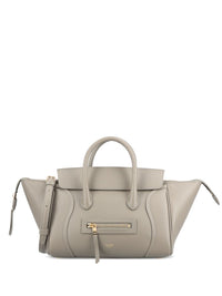 CELINE Celine Women Luggage Small Leather Tote Bag