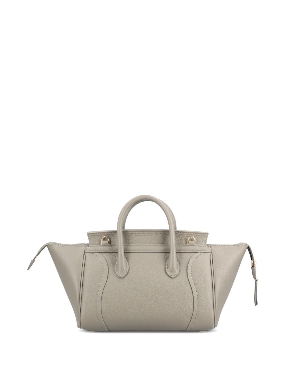 CELINE Celine Women Luggage Small Leather Tote Bag