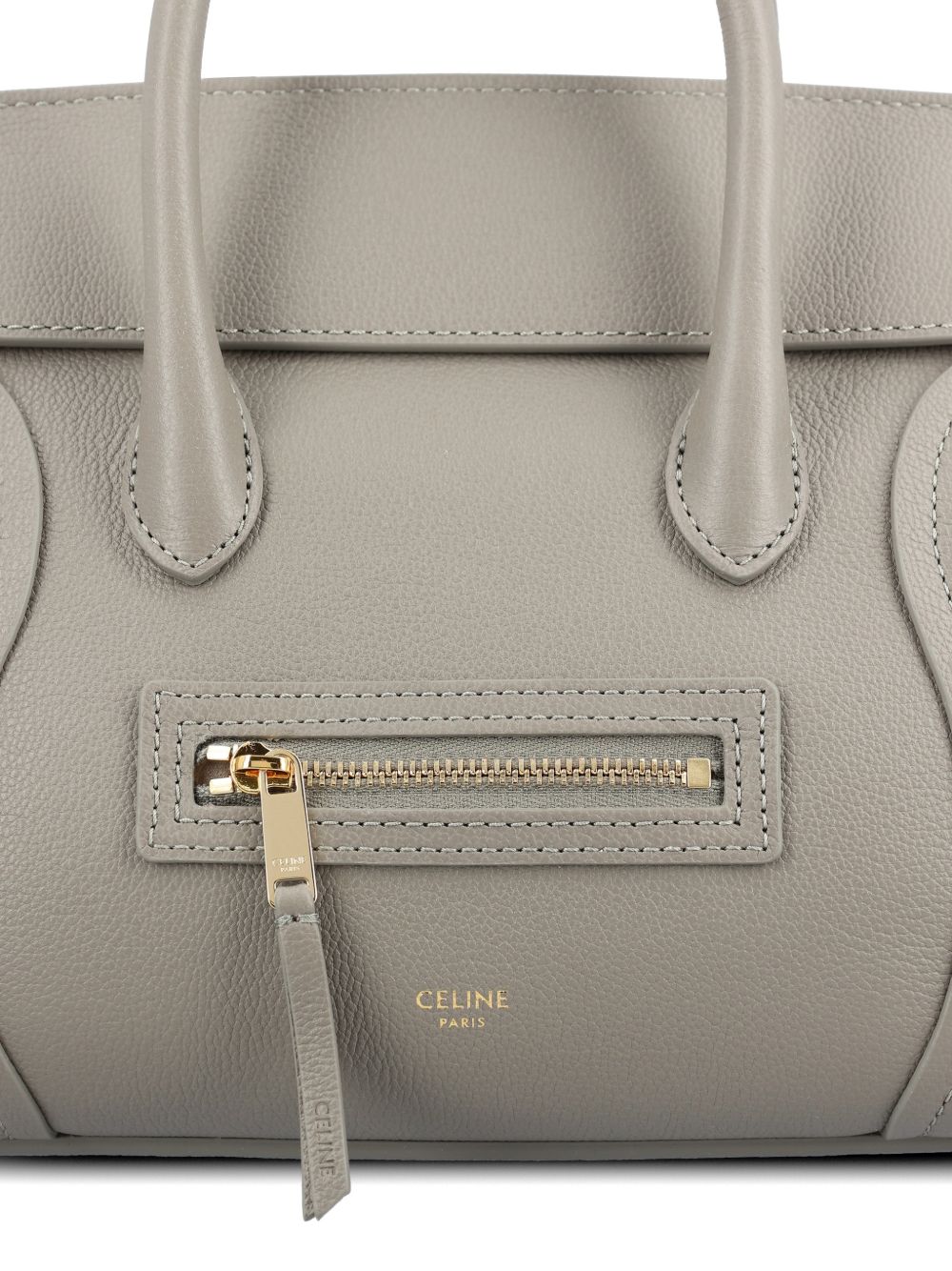 CELINE Celine Women Luggage Small Leather Tote Bag