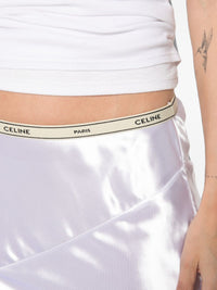 Celine Women Satin Long Skirt