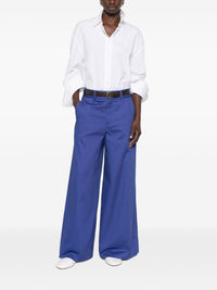 CELINE Celine Women Cotton Wide-Leg Trousers