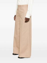 Celine Women Cotton Wide-Leg Trousers