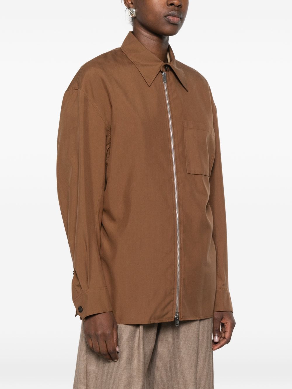 Celine Women Canvas Overshirt