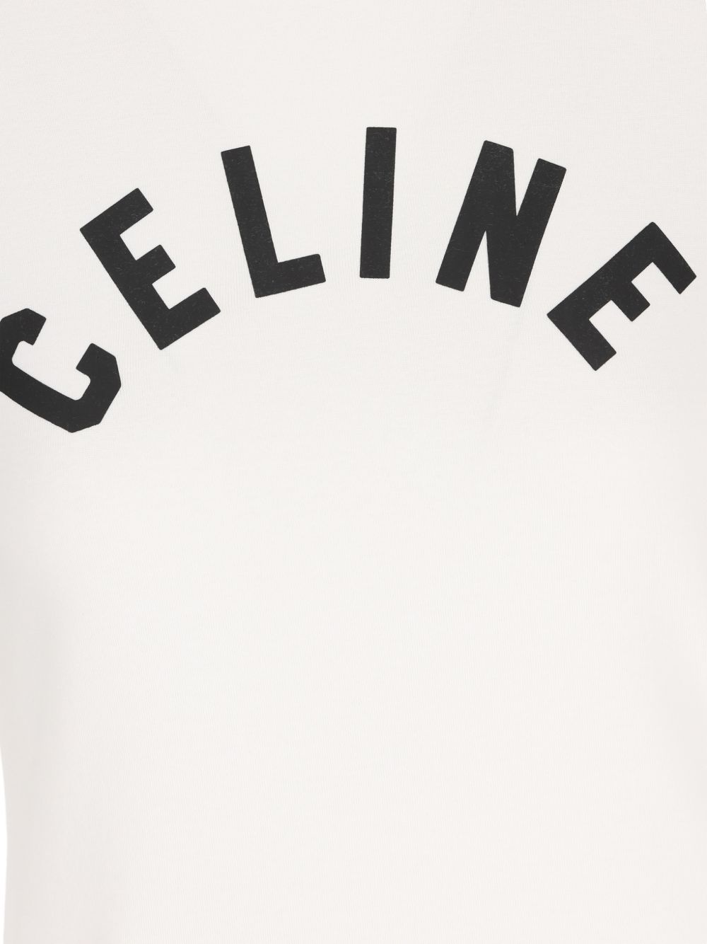 Celine Women Logo Cotton T-Shirt