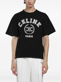 Celine Men Logo Cotton T-Shirt