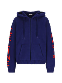 Celine Men Logo Wool Hoodie