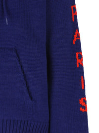 Celine Men Logo Wool Hoodie